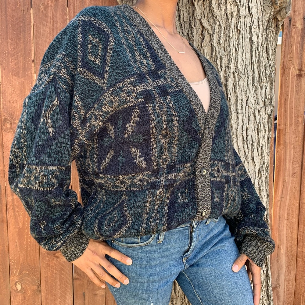 Patterned Cardigan